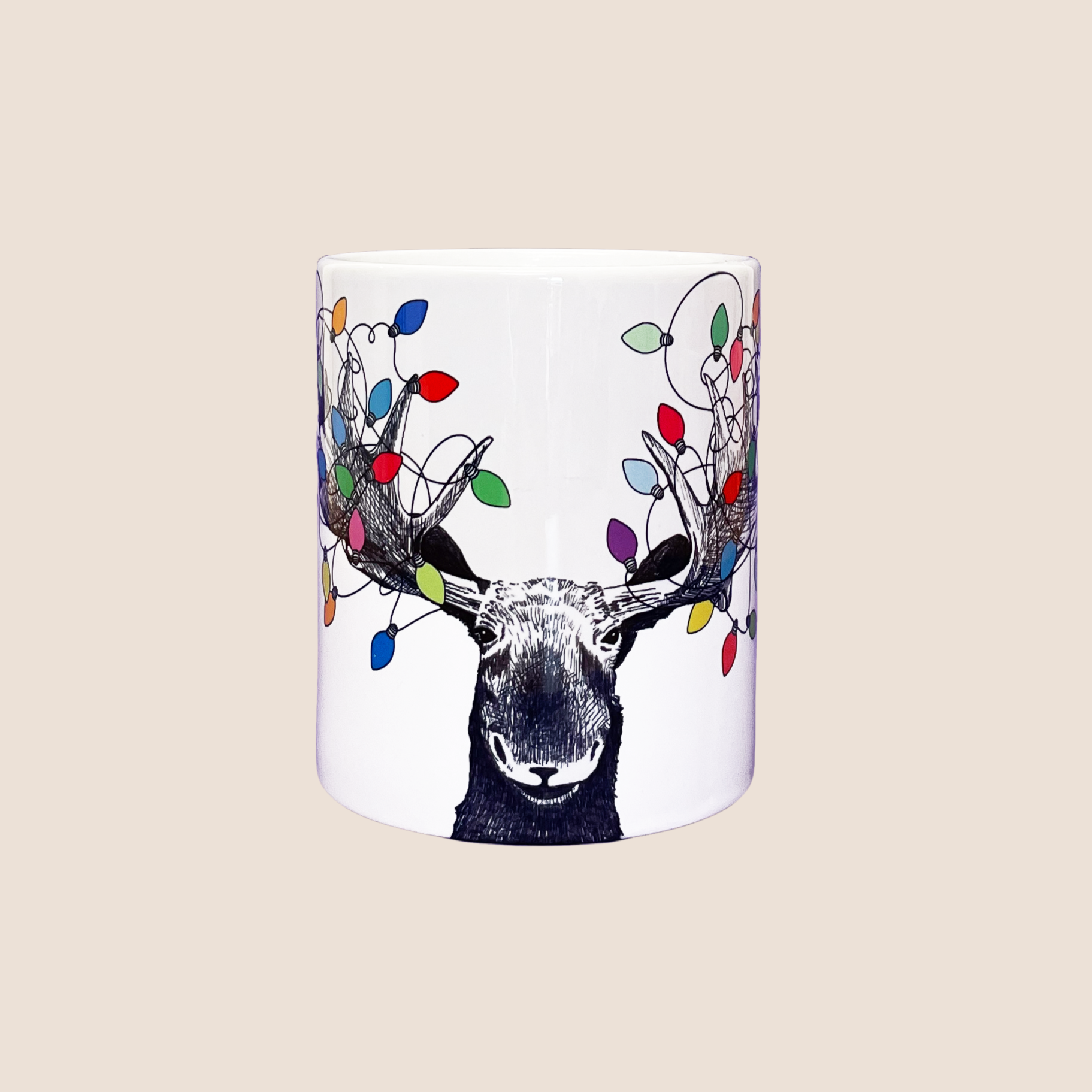 Twinkle Lights Moose Candle 250g Candle