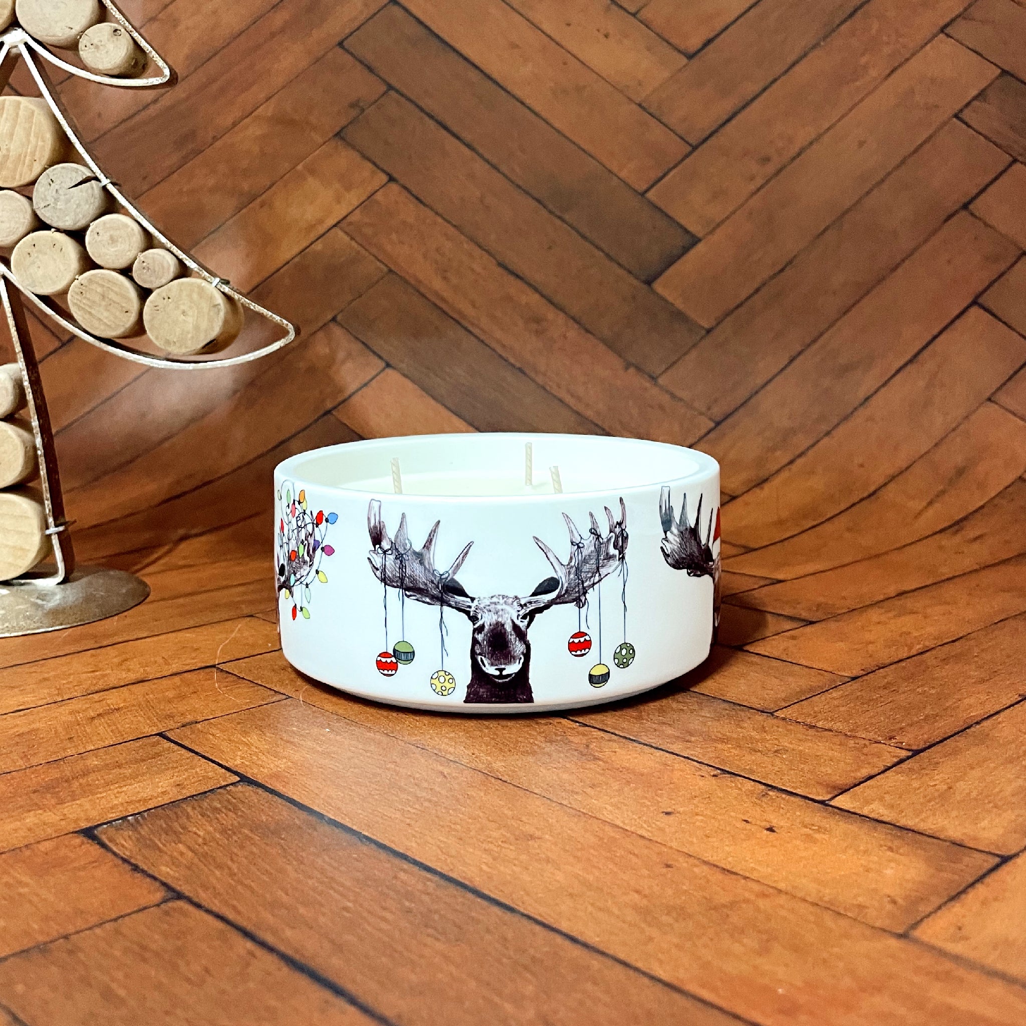 NEW! Festive Moose 250g Candle