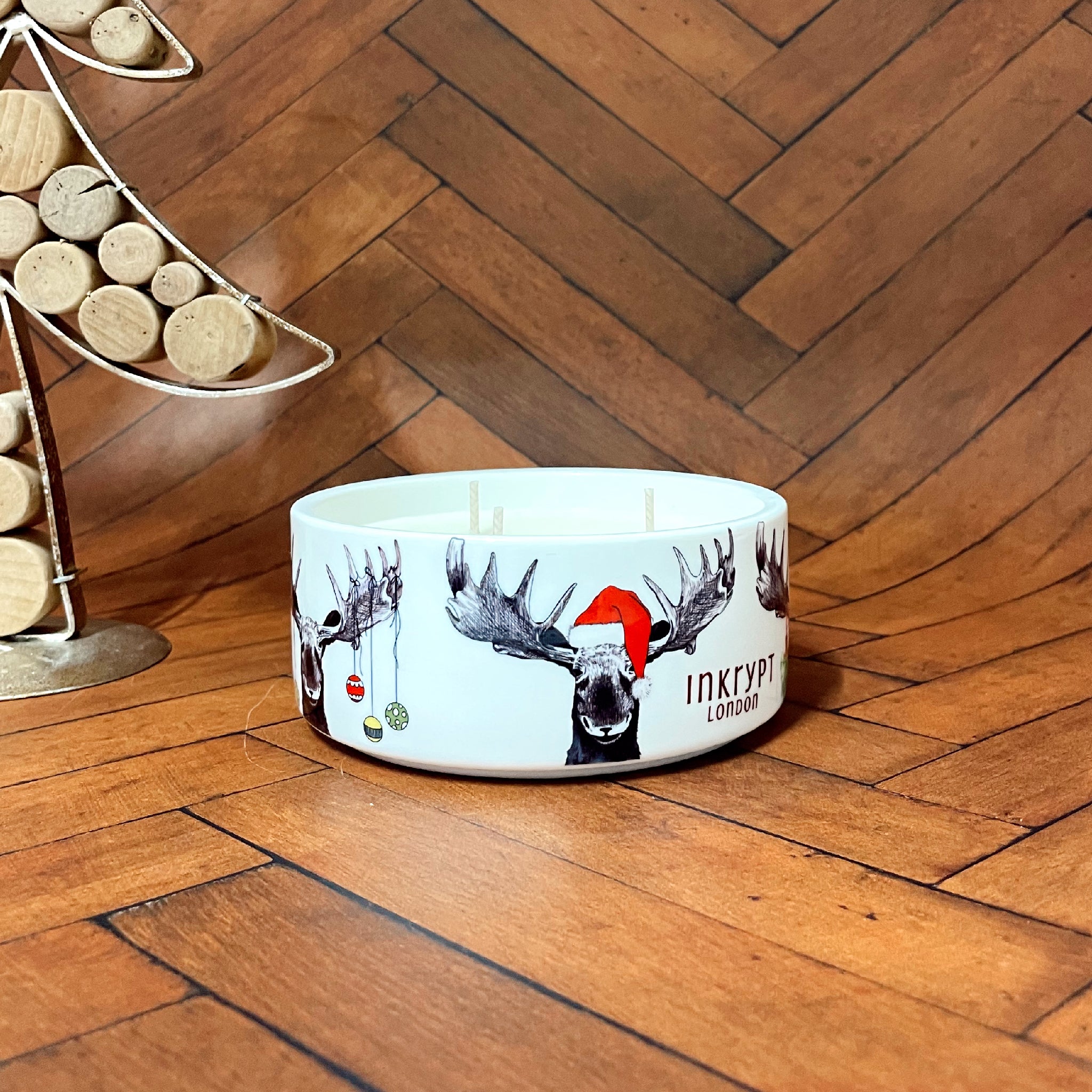 NEW! Festive Moose 250g Candle