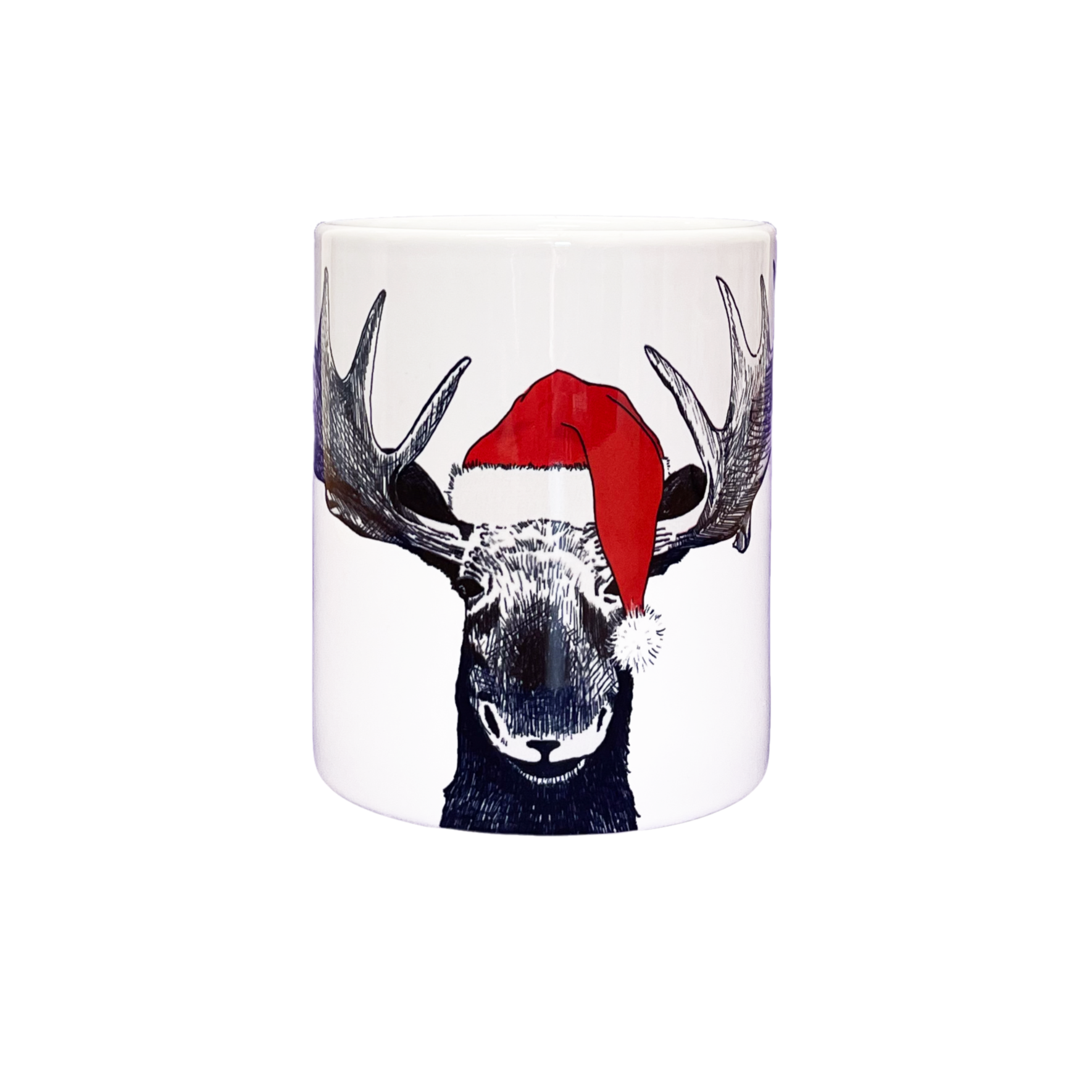 Santa Hat Moose Candle 250g Candle