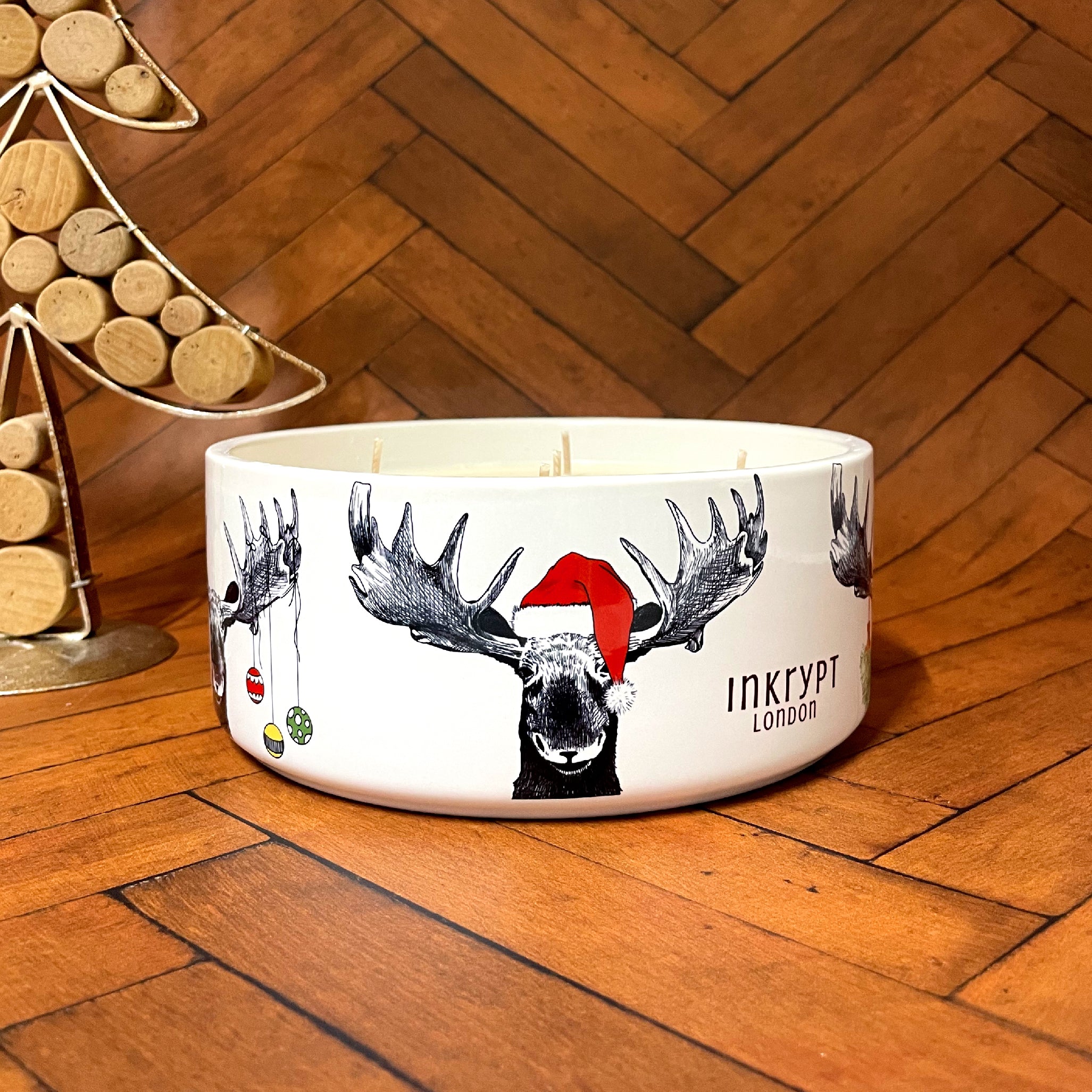 NEW! Festive Moose 800g Candle
