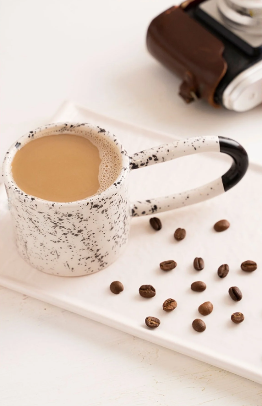 Ink Stroke Ceramic Mug Set