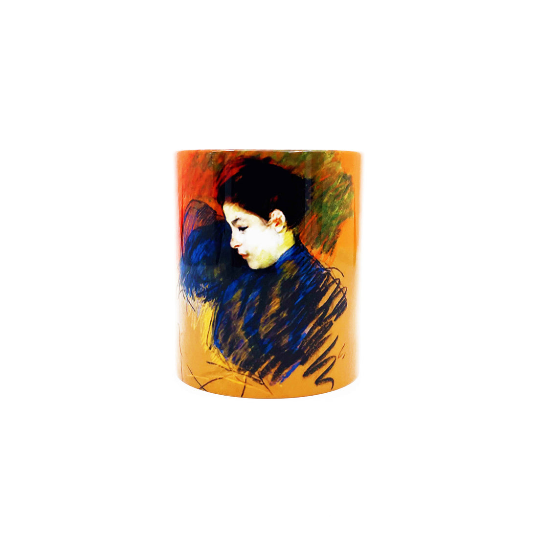 Young Woman Reflecting by Mary Cassatt