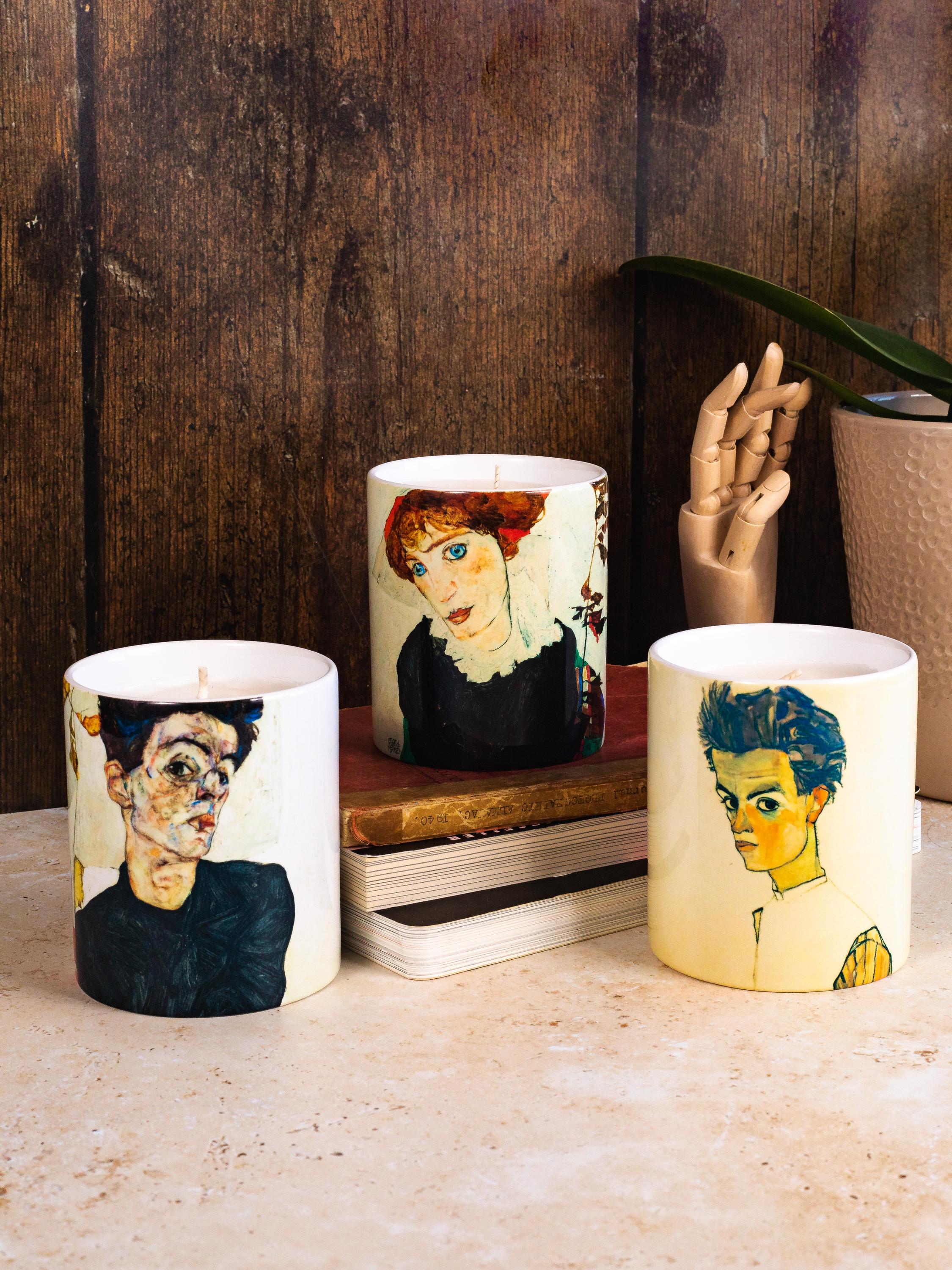Self-Portrait by Egon Schiele 250g Candle