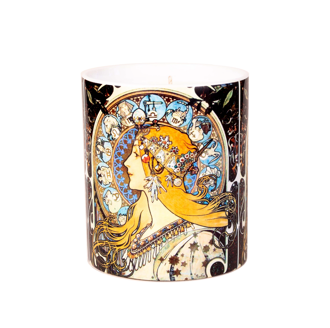 Zodiac by Mucha 250g Candle