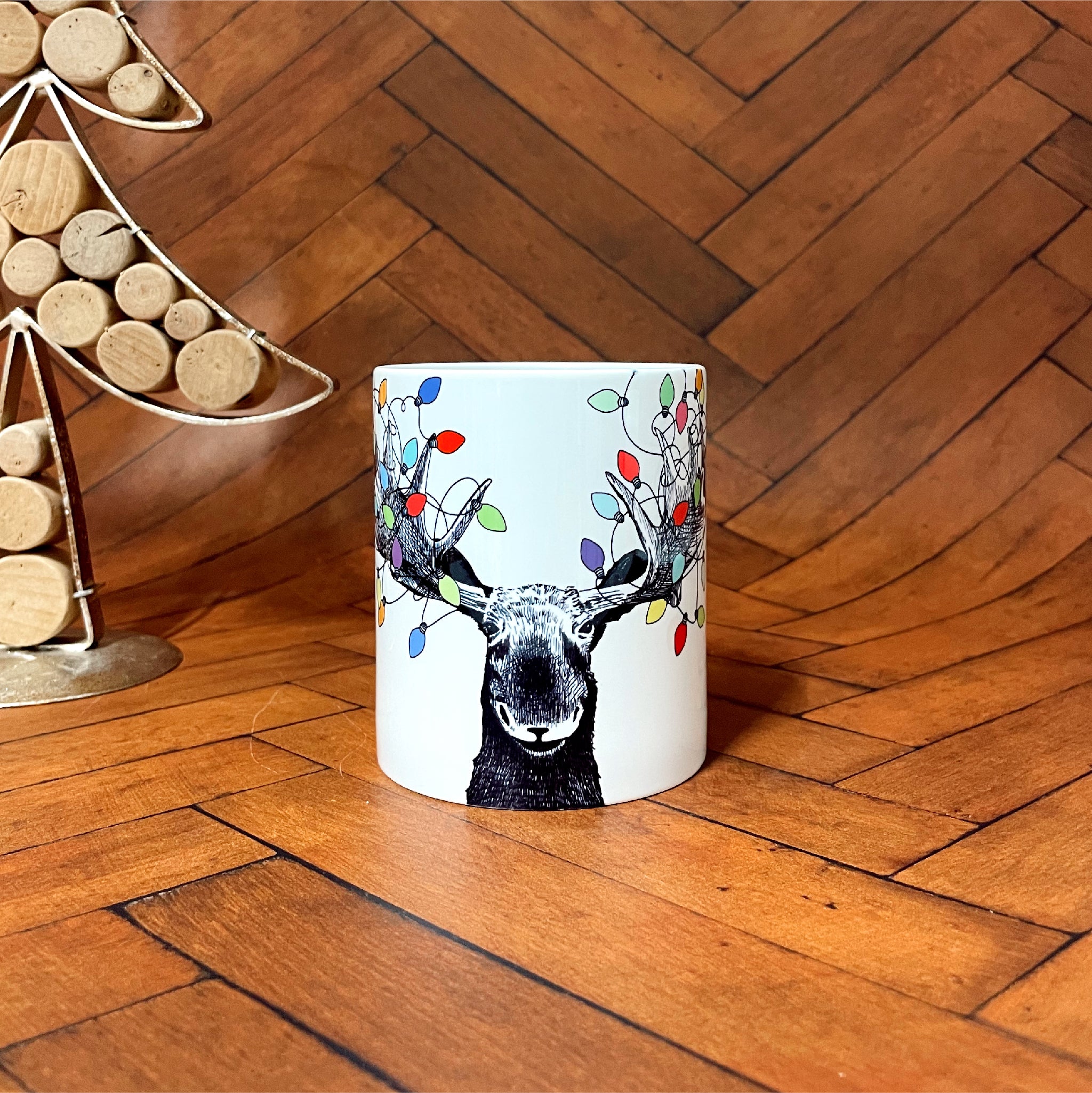 Twinkle Lights Moose Candle 250g Candle