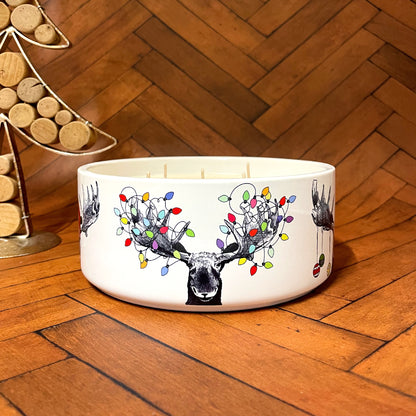 NEW! Festive Moose 800g Candle