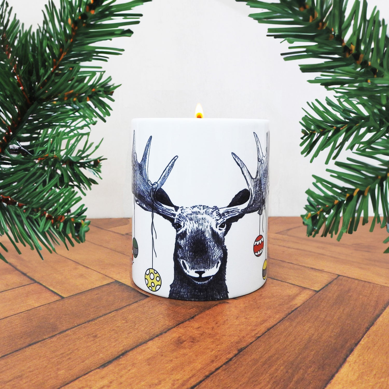 Christmas Tree Bubbles Moose Candle 250g Candle