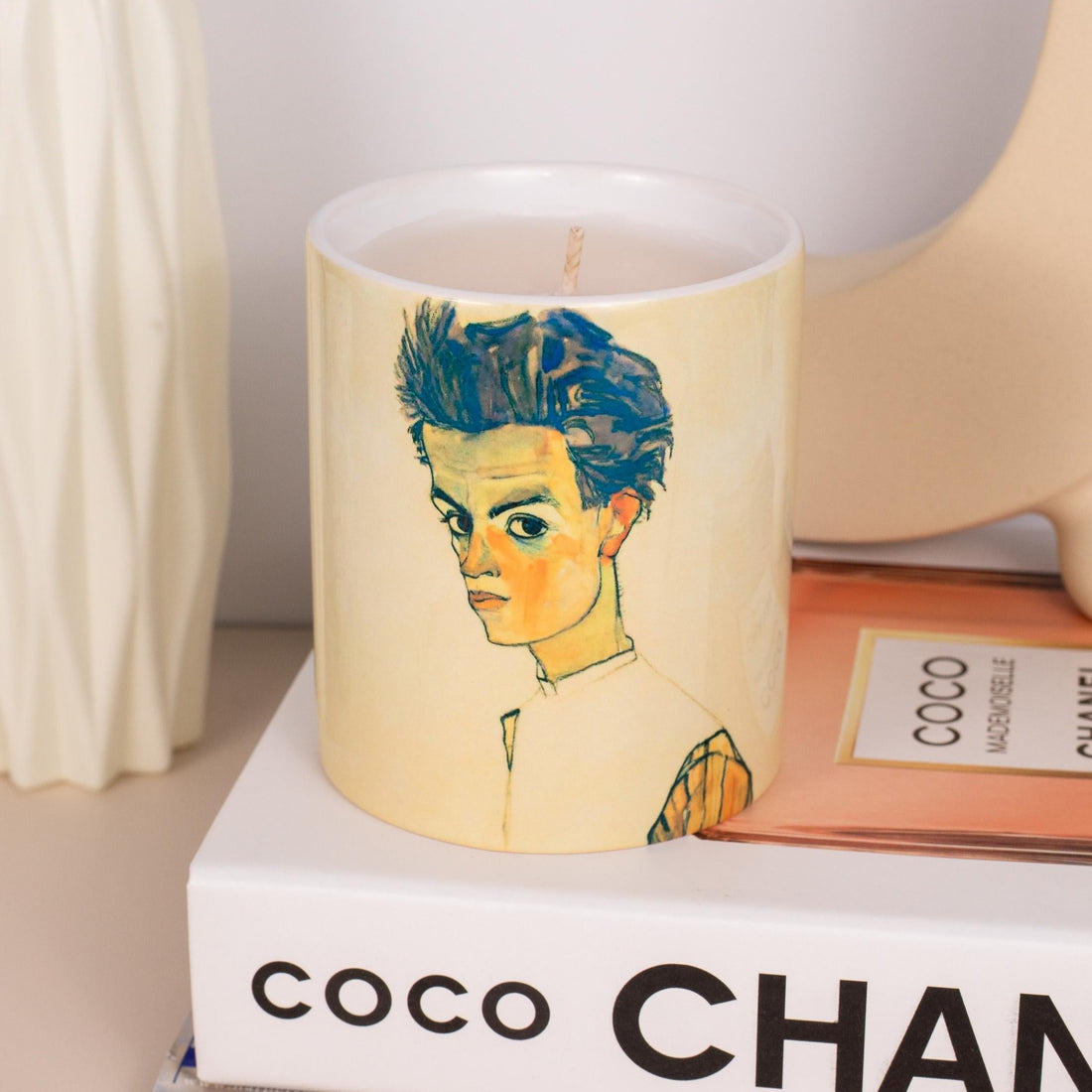 Self-Portrait by Egon Schiele 250g Candle