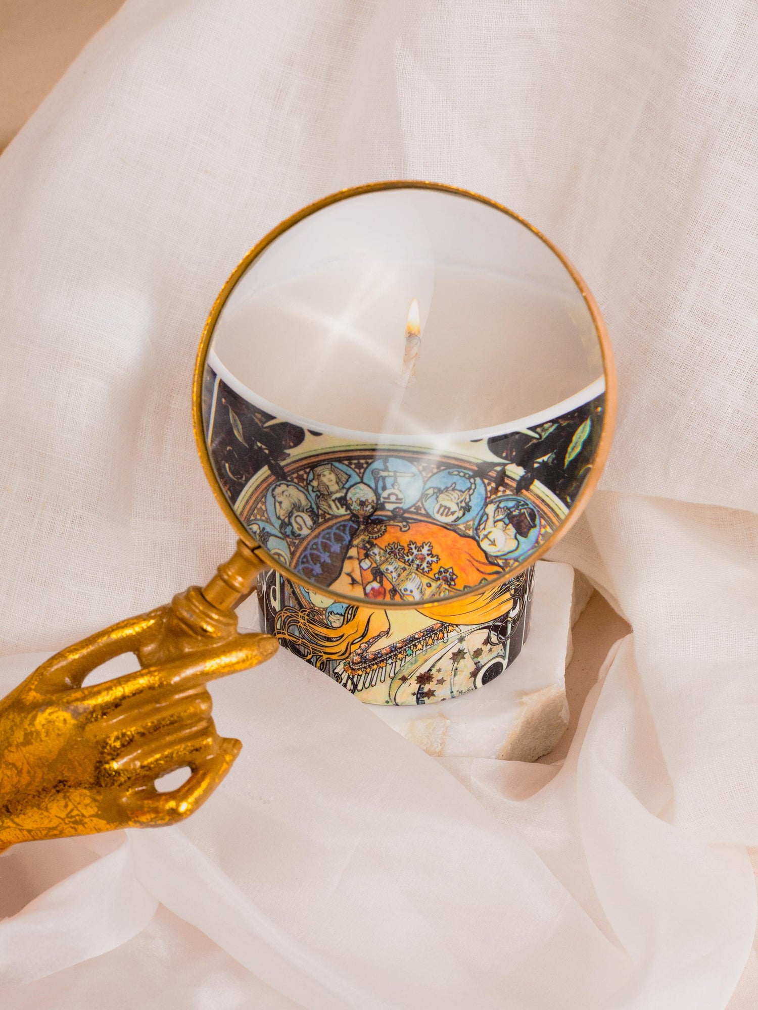 Zodiac by Mucha 250g Candle